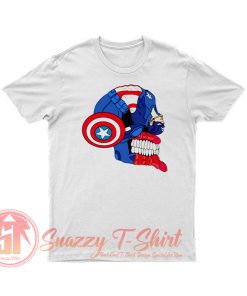 Cap Bent Back Skull T Shirt