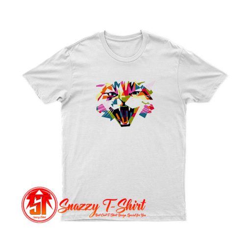 Cat 2D Colorfull T Shirt