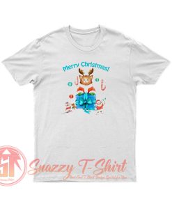 Cat and mice delivering Christmas T Shirt