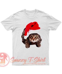 Christmas Cat Childrens T Shirt