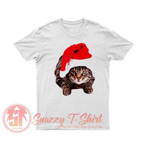 Christmas Cat Childrens T Shirt