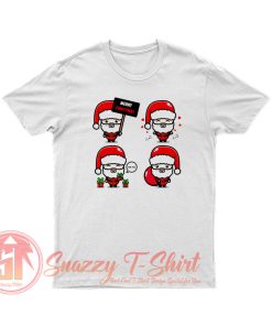 Christmas Many Santa Clauses T Shirt