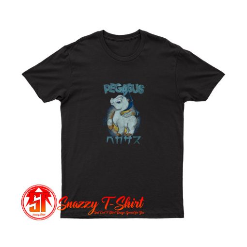 Cute Disney Hercules Pegasus Kanji Portrait T Shirt