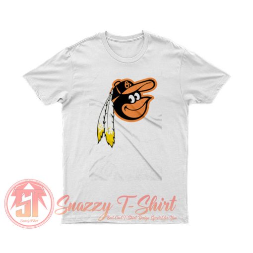 Cute Redskins Orioles Logo T Shirt