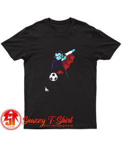 Dabbing Dracula Soccer Halloween Costume Football Boys Girls T Shirt