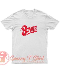 David Bowie Red Bowie Logo Unisex T Shirt