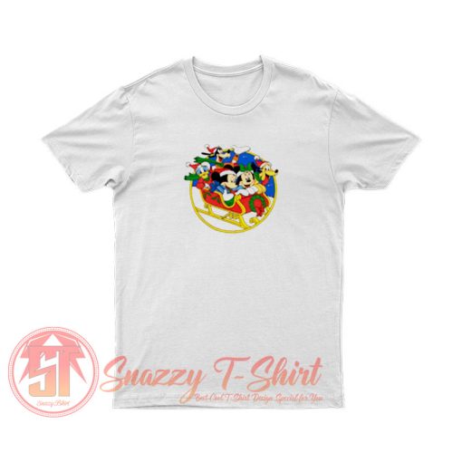 Disney Mickey Sleigh Squad Christmas T Shirt