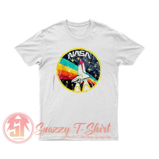 Distressed Logo Space Agency NASA T Shirt