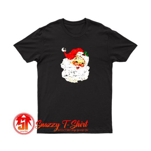 Distressed Vintage Santa Claus T Shirt