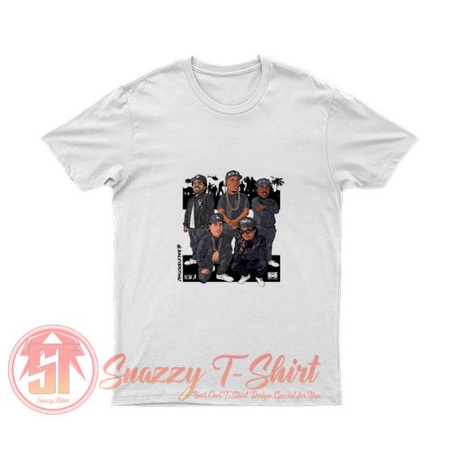 NWA Rapper Hip Hop caricature T Shirt