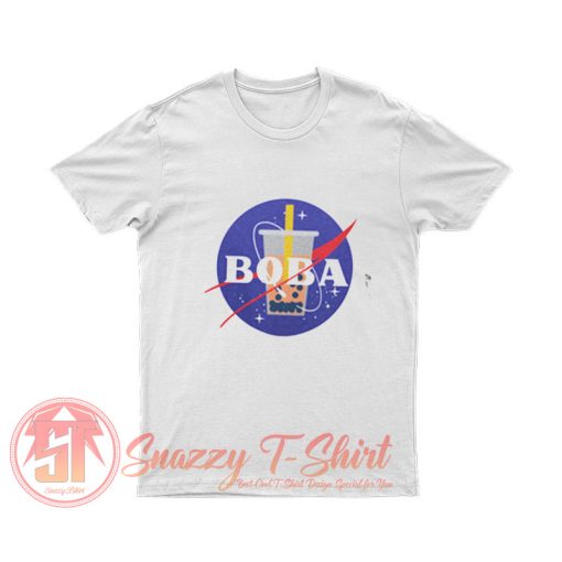 Nasa Boba Milk Tea Parody T Shirt