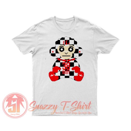 Never Broke Again 38 Baby Monkey Checkers T Shirt