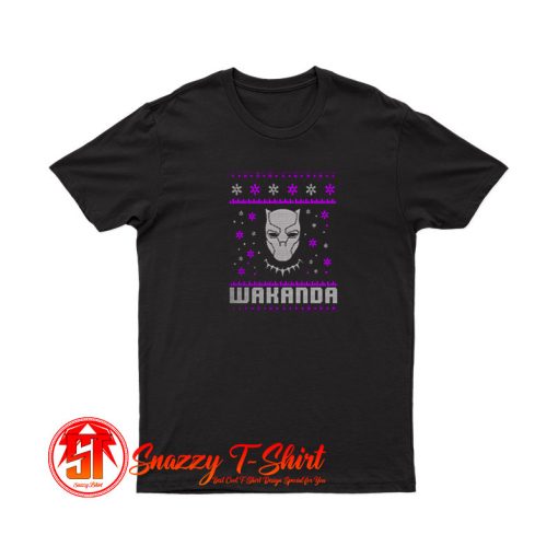 New Black Panther Wakanda Christmas T Shirt