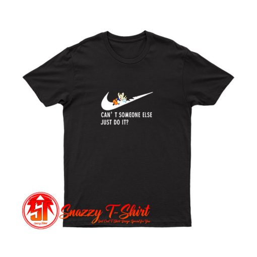 Nike Just Do It Goku Sleeping T Shirt