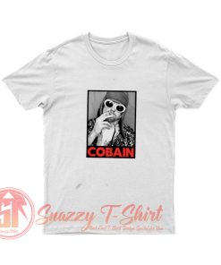 Nirvana Kurt Cobain Smoking Portrait T Shirt