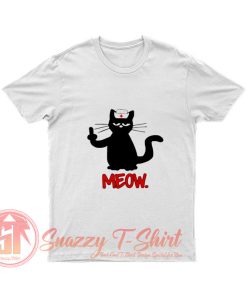 Nurse Meow Middle Finger T Shirt