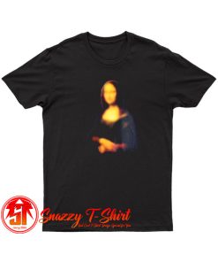 Off White Blurred Monalisa T Shirt