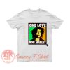 One Love Bob Marley Graphic Poster T Shirt