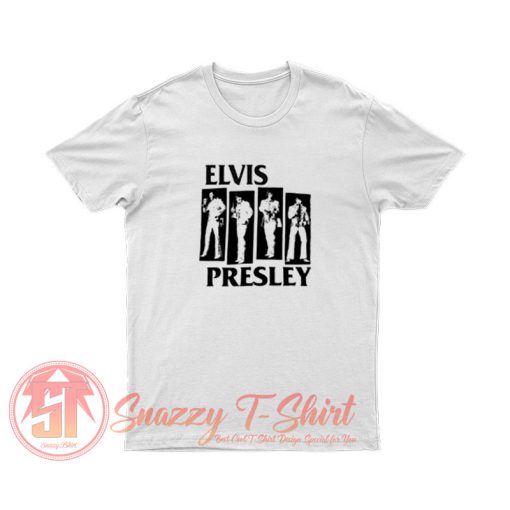 Parody Blackout Elvis Presley Las Vegas T Shirt