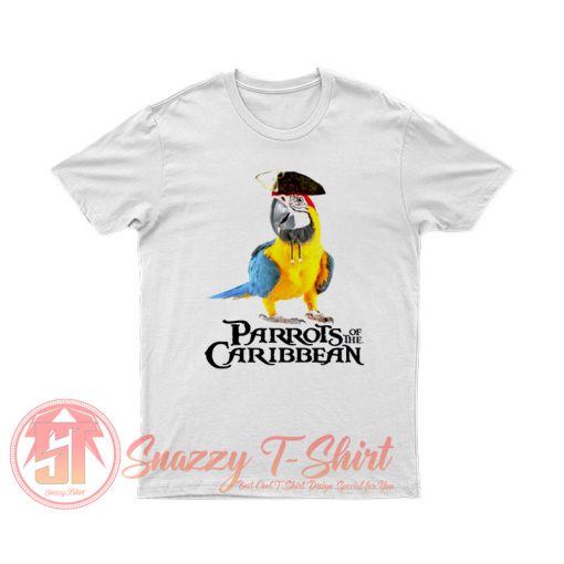 Parrots Of The Caribbean Pirates Halloween Costume T Shirt