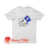 Peanuts Snoopy And Woodstock Flag T Shirt