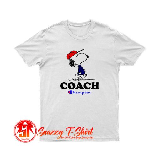 Peanuts Snoopy Coach Champion T Shirt