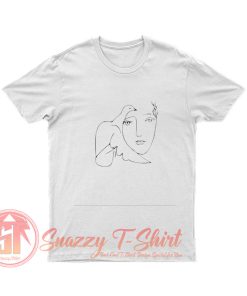 Picasso Inspired Line Art T Shirt