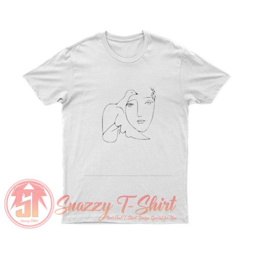 Picasso Inspired Line Art T Shirt