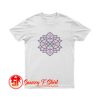 Pink Radial Mandala Flower T Shirt