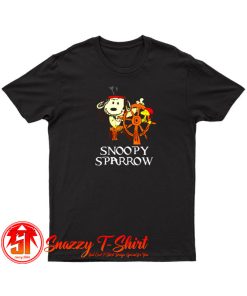 Pirates Of The Caribbean Captain Snoopy Sparrow T Shirt