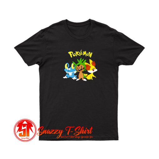 Pokemon Fennekin Chespin Froakie T Shirt