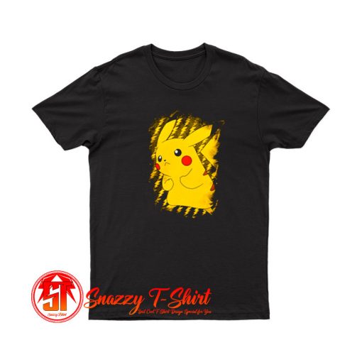 Pokemon Pikachu Brushy Graphic T Shirt