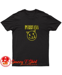 Purrvana Kitty Nirvana Parody T Shirt