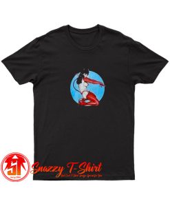 Rare Bettie Page Topless Devil Pinup T Shirt