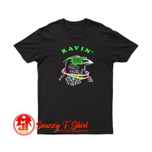 Rave Party Neon Bird Funny T Shirt