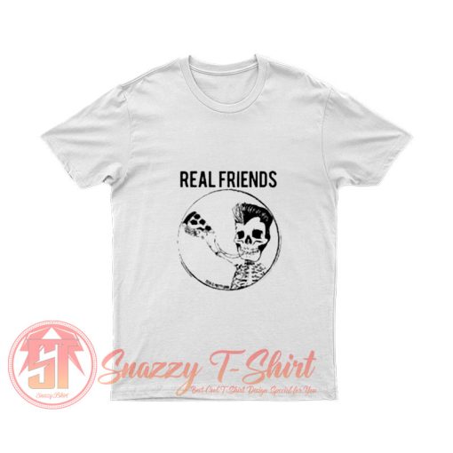 Real Friends Pizza Skeleton T Shirt