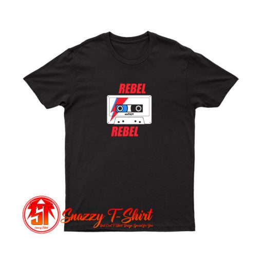 Rebel Rebel Bowie Mixtape Retro Music T Shirt