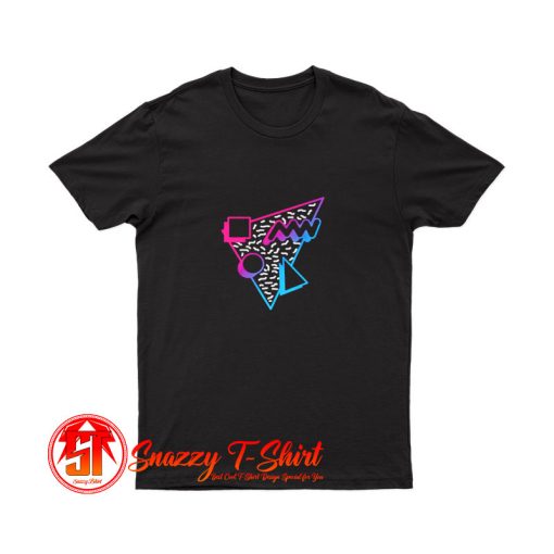 Retro 80s Neon Memphis Style T Shirt