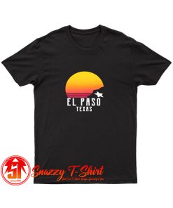 Retro El Paso Texas Sunset T Shirt