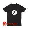 Retro Vintage 8 Ball Logo T Shirt