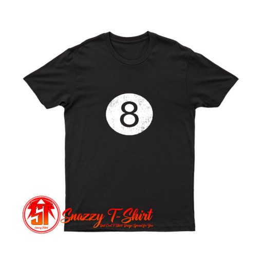 Retro Vintage 8 Ball Logo T Shirt