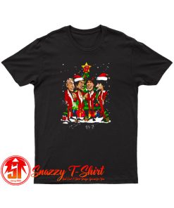 Rolling Stone Santa Christmas Tree T Shirt