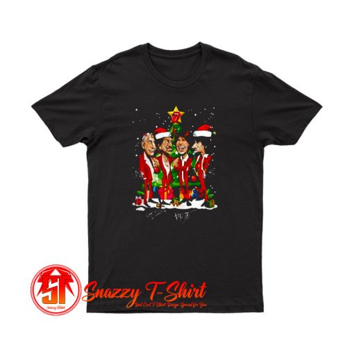 Rolling Stone Santa Christmas Tree T Shirt