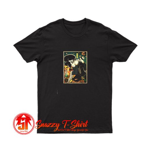 Samurai Cosplays A Photographer Japanese T Shirt