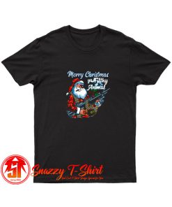 Santa Claus Merry Christmas ya filthy animal T Shirt