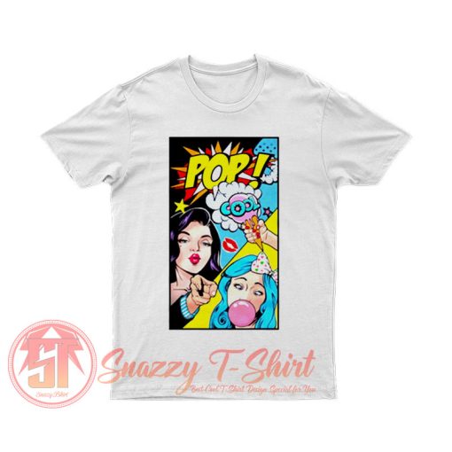 Sexy Pop Art Warhol Lichtenstein Comic Book T Shirt