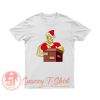 Simpsons Christmas Homer Santa Climbs Into The Chimney T Shirt