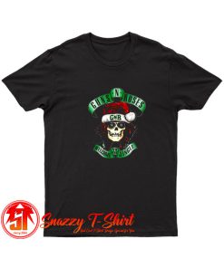 Skull Santa Guns N Roses T Shirt