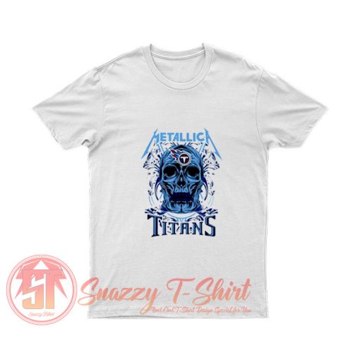 Skull metallica tennessee titans T Shirt