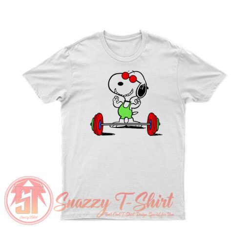 Snoopy Gym Gifts For Adults Funny Snoopy T Shirt